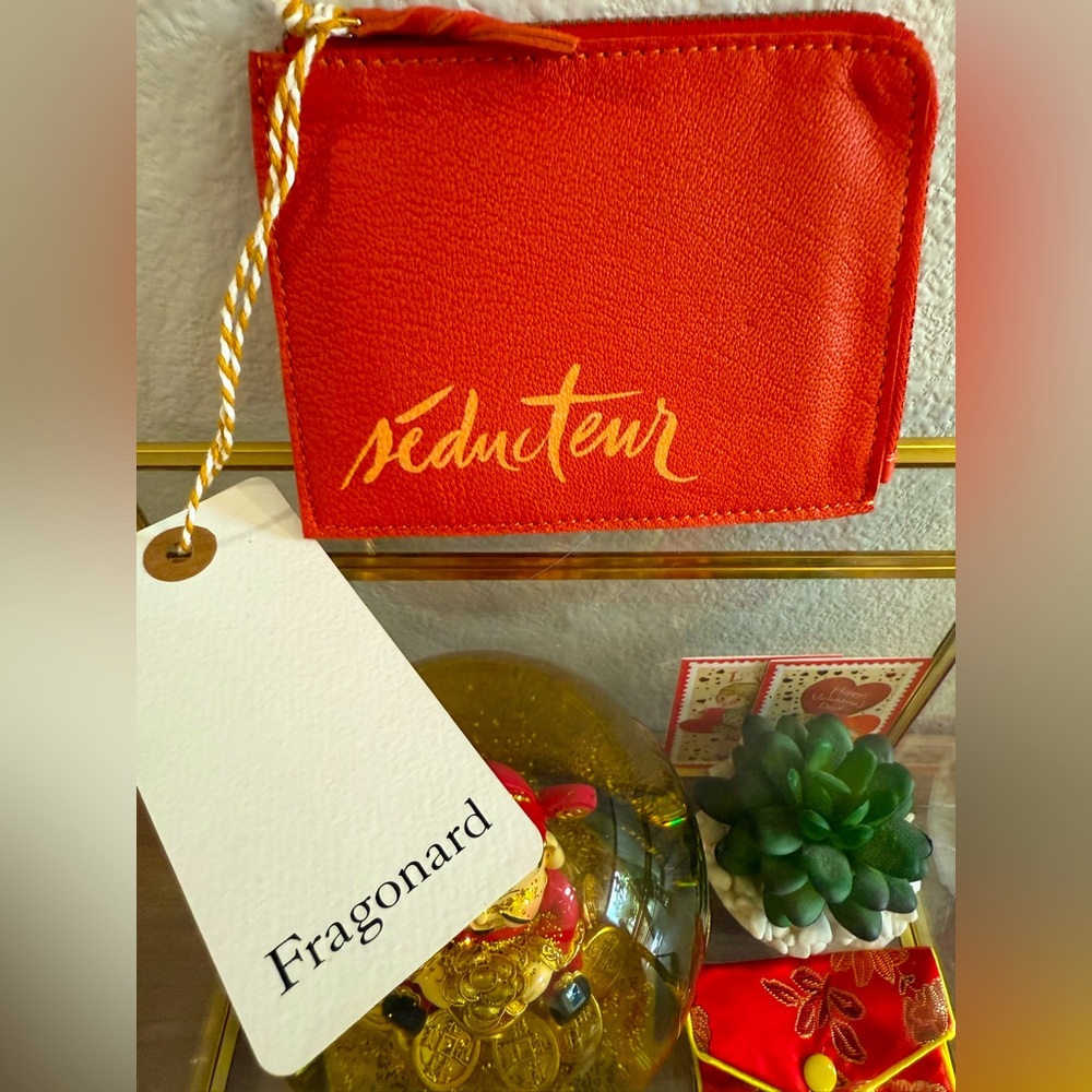 Fragonard Red Leather Wallet